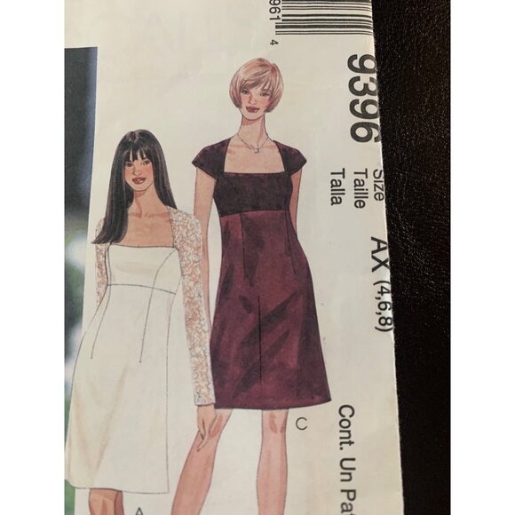 McCall's Misses Dress Sewing Pattern Sz 4 - 8 9396 - Uncut - Picture 4 of 9